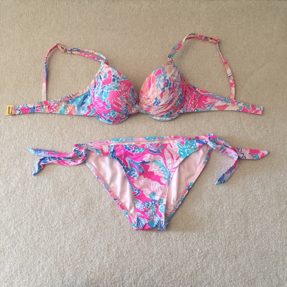 Lilly Pulitzer Bikini in Pink Aquadesiac